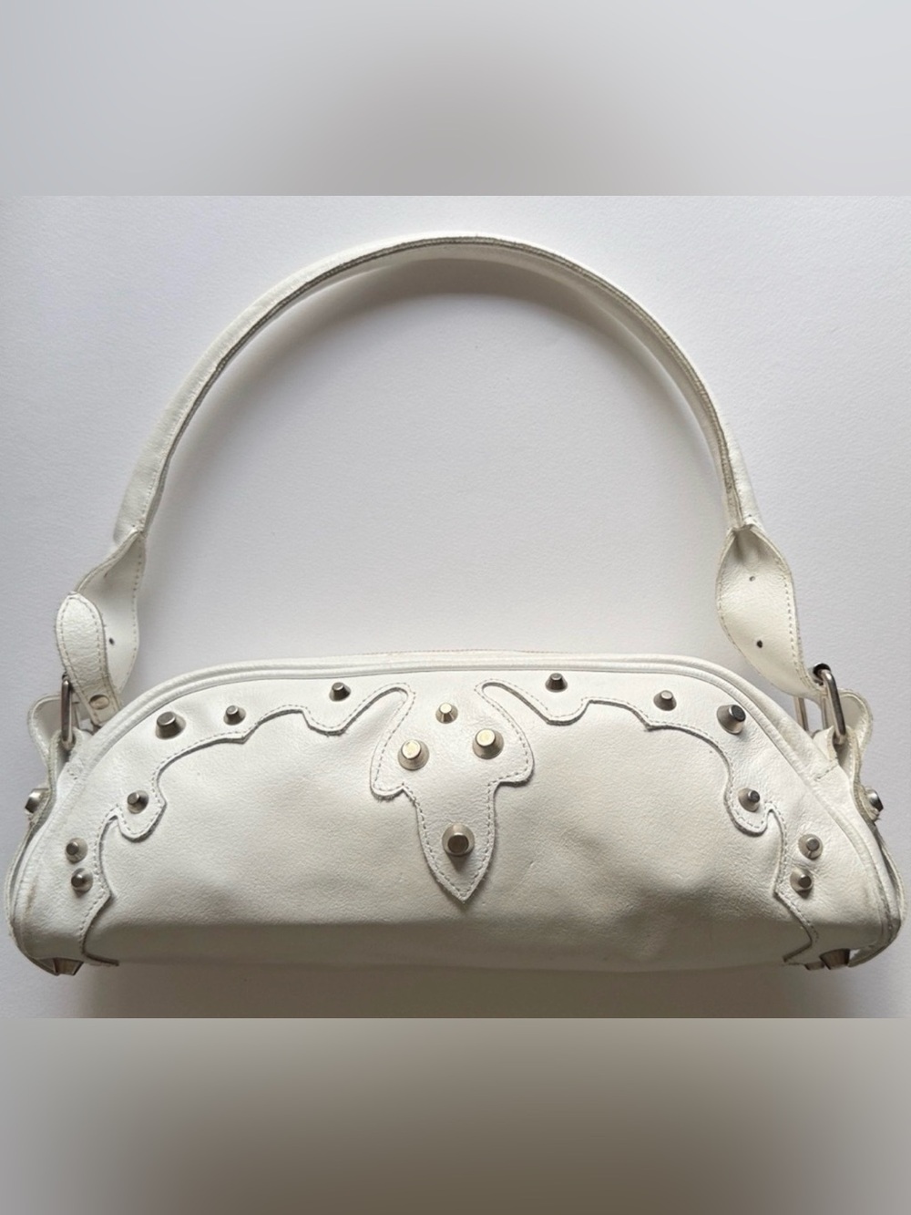 🇮🇹 White Leather Bag